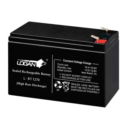 [070368] [BT1270] Logan - Bateria Sellada 12V 7Ah