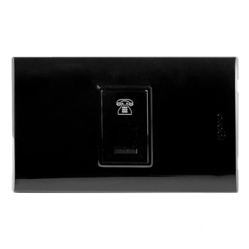 [070581] [B402-B] Igoto - Toma Telefonica Serie B [Negro]