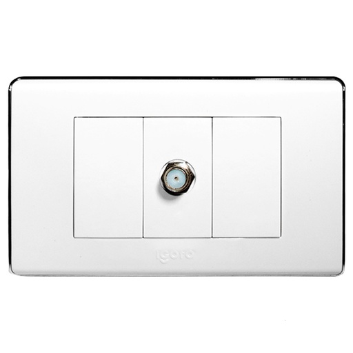 [070602] [A6071S] Igoto - Toma para TV Serie A [Blanco]