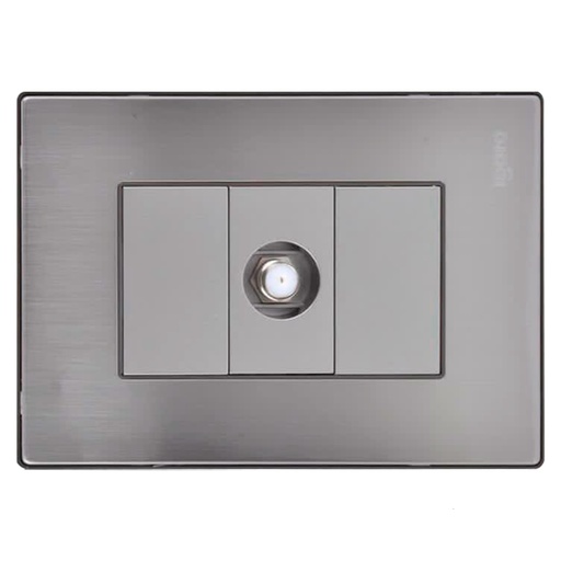 [070645] [I302] Igoto - Toma para TV Serie Inox