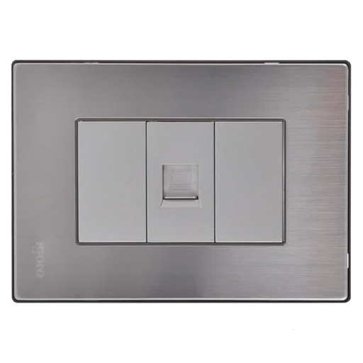 [070647] [I408] Igoto - Toma de Red RJ-45 Serie Inox