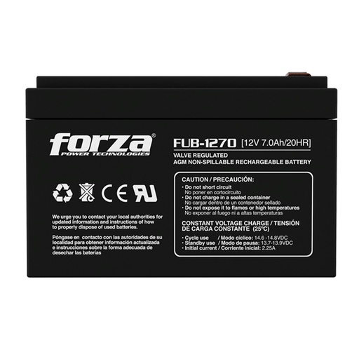 [070703] [FUB-1270] Forza - Bateria Sellada 12V 7Ah