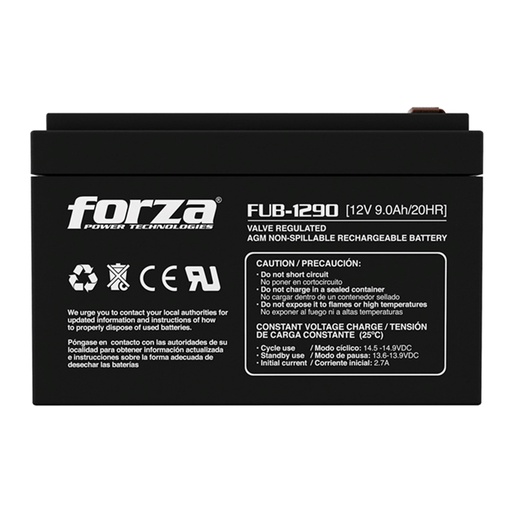 [070704] [FUB-1290] Forza - Bateria Sellada 12V 9Ah
