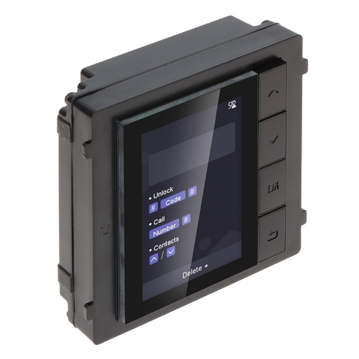 [090115] [DS-KD-DIS] Hikvision - Estación de Puerta Modular Serie Pro Pantalla LCD de 3.5" 4 botones Retroiluminación IP65