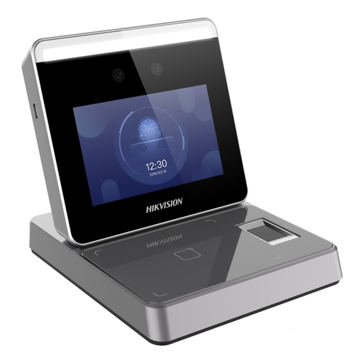 [090121] [DS-K1F600U-D6E-F] Hikvision - Enrolador IP de Rostros, Huellas y Tarjetas [MIFARE y EM] para iVMS-4200