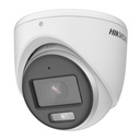 [DS-2CE70KF0T-PFS(2.8mm)] Hikvision - Cámara HD Domo ColorVU con Audio 3K [5MP] Lente 2.8mm [Plastico]