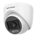 [DS-2CE76K0T-LPFS(2.8mm)] Hikvision - Cámara HD Domo Hibrida ColorVU/B/N con Audio 3K [5MP] Lente 2.8mm [Plastico]