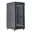 [A36827-MDM/600x800] Onlink - Rack de Piso Cerrado 27U 600x800x1387mm con Puerta Frontal de Malla y Doble Puerta Trasera de Malla