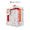 [NHP-T610] Nexxt Home - Enchufe Toma Corriente Inteligente 4 Salidas 110V y 2 USB para Carga WiFi