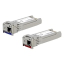 [UF-SM-10G-S] Ubiquiti - UFiber Módulo SFP+ Transceptor MiniGibic MonoModo 10 Gbps Hasta 10 km Conectores LC [2-Pack]