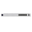 [USW-16-POE] Ubiquiti - UniFi Switch Gen2 Capa 2 de 16 puertos [8 puertos PoE 802.3af/at + 8 puertos Gigabit] + 2 puertos 1G SFP 42W