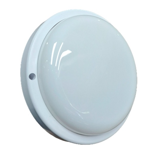 [050668] [IG-VLR12W] Igoto - Vapoleta LED Redonda 12W 6500K Multivoltaje IP65 143x143x40mm