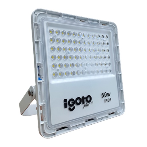 [050674] [IG-RL50W] Igoto - Reflector LED Cuadrado 50W 6500K Multivoltaje IP66 238x228x35mm