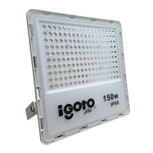 [050676] [IG-RL150W] Igoto - Reflector LED Cuadrado 150W 6500K Multivoltaje IP66 330x320x50mm