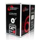 [ATO-CUC6INDCCA3] Owire - Cable UTP Categoria 6 CCA Interior Color Gris [Caja 305 Metros]