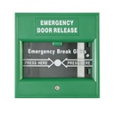 [DS-K7PEB/Green] Hikvision - Botón de Salida de EmeRGEncia Color Verde Interior NO/NC