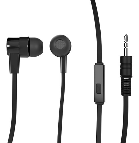 [060894] [XTG-235-BLACK] Xtech - Audifonos ON-THE-GO Internos con Microfono [Negro] Cable [1 Metro]