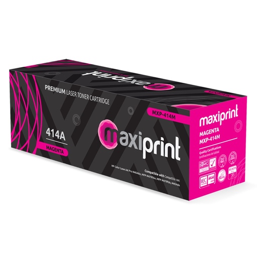 [100196] [MXP-414M(C/CHIP)] Maxiprint - Toner Compatible HP Magenta W2023A [Con Chip]