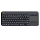 [K400-Plus-Negro] Logitech - Teclado Inalambrico con Touchpad [Español] 