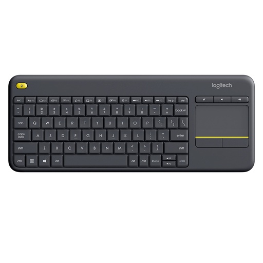 [060908] [K400-Plus-Negro] Logitech - Teclado Inalambrico con Touchpad [Español] 