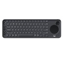 [K600] Logitech - Teclado Inalambrico Tv con Touchpad & D-pad Graphite [Español] 