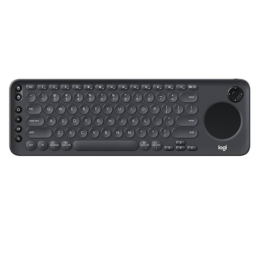 [060909] [K600] Logitech - Teclado Inalambrico Tv con Touchpad & D-pad Graphite [Español] 