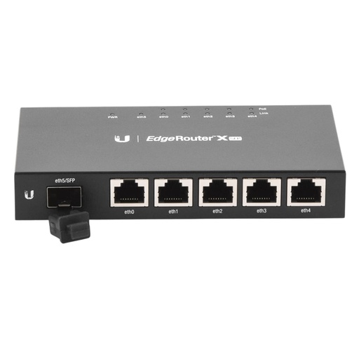 [021024] [ER-X-SFP] Ubiquiti - Router x SFP de 5 Puertos Gigabit + 1 Puerto SFP con Funciones Avanzadas de Ruteo