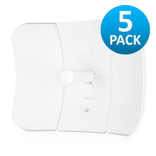 [021031] [LBE-5AC-LR-5] Ubiquiti - LiteBeam 2x2 MIMO airMAX AC Long Range CPE 450 Mbps 5 GHz 26dBi [5-Pack]