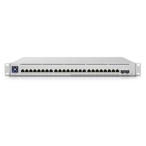 [021050] [USW-ENTERPRISE-24-POE] Ubiquiti - Switch UniFi Empresarial Capa 3 de 24 Puertos PoE 802.3af/at + 2 Puertos 1/10G SFP+ 400W