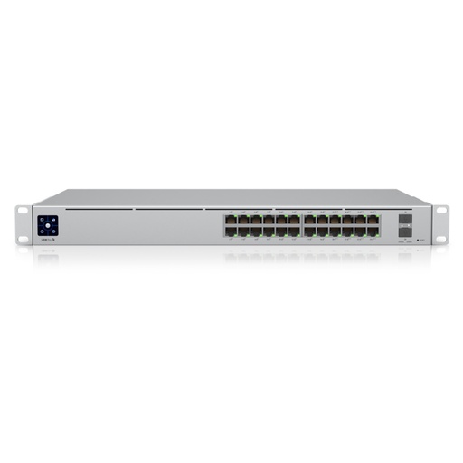 [021053] [USW-PRO-24-POE] Ubiquiti - Switch UnifFi Capa 3 Gigabit de 24 Puertos PoE 802,3at/bt + 2 Puertos 1/10G SFP