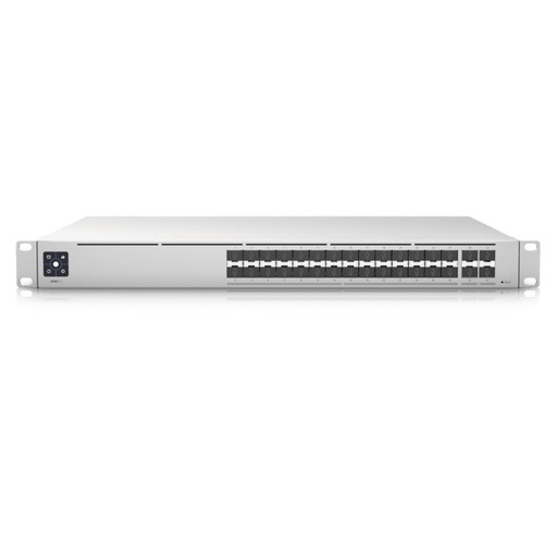 [021055] [USW-PRO-AGGREGATION] Ubiquiti - Switch UniFi Pro Aggregation Capa 3 para Fibra Optica 28 Puertos SFP+ (10G) y 4 Puertos SFP28 (25G)