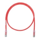 [NK6PC3RDY] Panduit - Patch Cord UTP Categoria 6 Rojo Con Plug Modular [3ft/1M] [Unidad]
