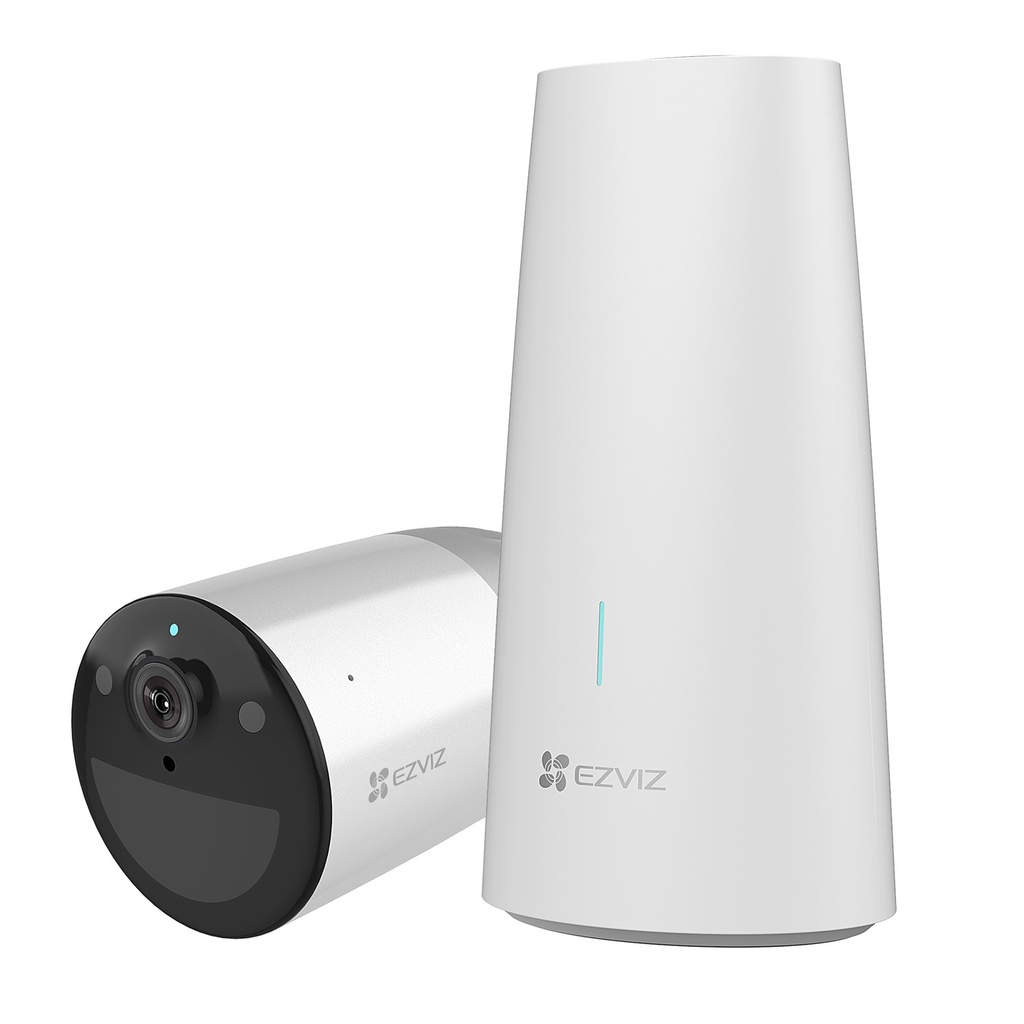 [CS-BC1-B1] Ezviz - Kit de Estación y 1 Cámara Inalambrica con Bateria FHD 1080P [2MP] Exterior/Interior