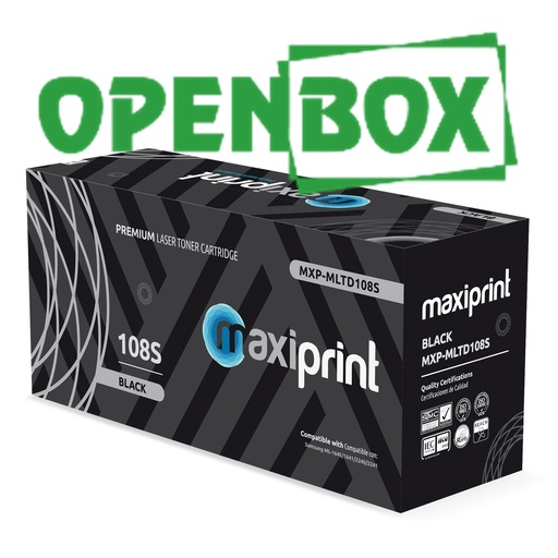 [150004] [MLT-D108S-(OPEN-BOX)] Maxiprint - Toner Compatible Samsung Negro MLT-D108S-(OPEN-BOX)