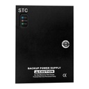 [STC-FC10A9CHB] STC- Fuente Centralizada 9 Canales 12V 10Amp con Respaldo por Bateria (No incluida)