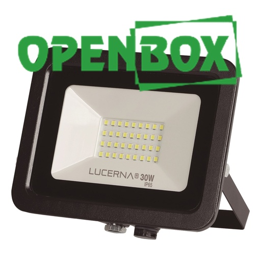 [150009] [RP30CV-(OPEN-BOX)] Lucerna - Reflector LED Compacto 30W 3000K Luz Calida 2700lm [Negro] (OPEN-BOX)