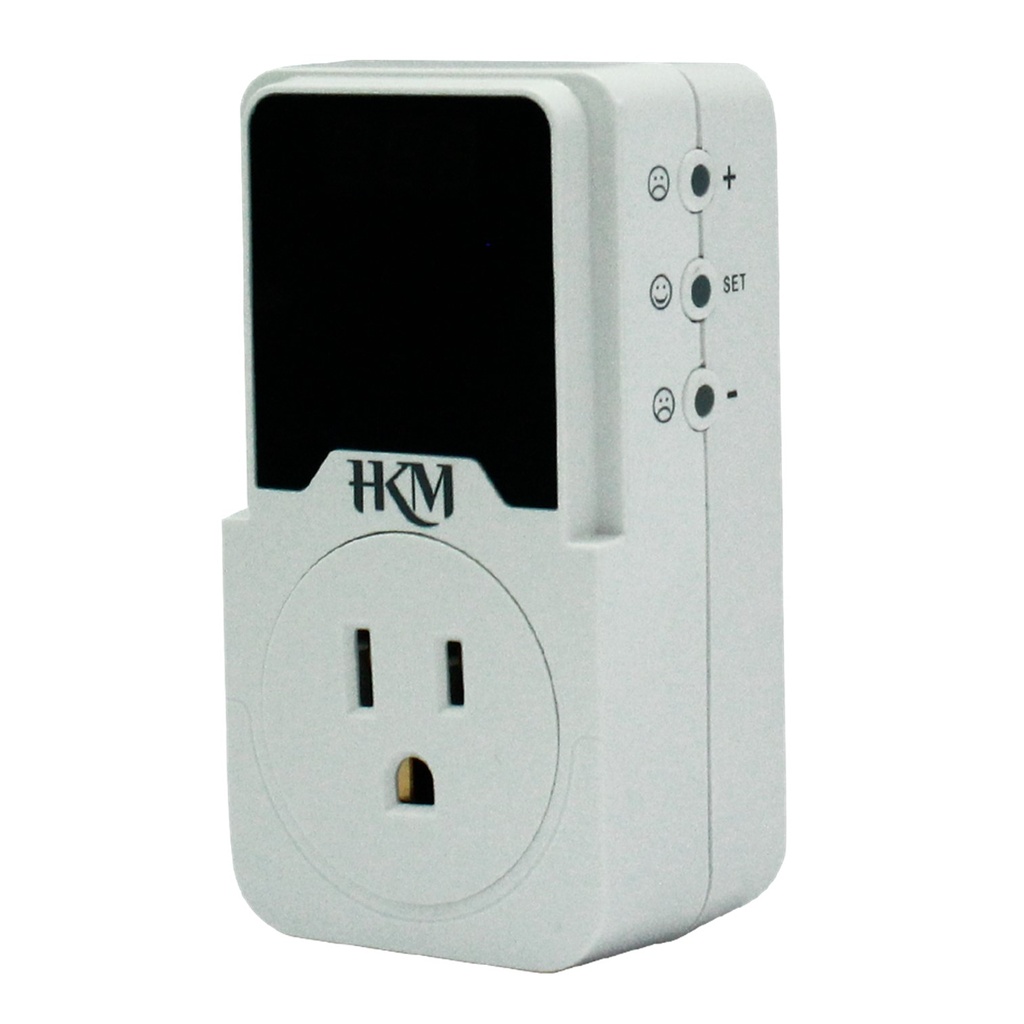[HKM-V099-D-120V] HKM - Protector  C/Pantalla Equipos Electronicos 120V 15A 1 Toma [Enchufable]