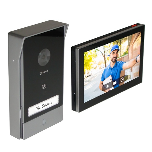 [090181] [CS-HP7-R101-1W2TFC] Ezviz - Video Portero Doméstico Inteligente Inalambrico 2K [4MP] Pantalla 4.3" Interior/Exterior [Serie H]