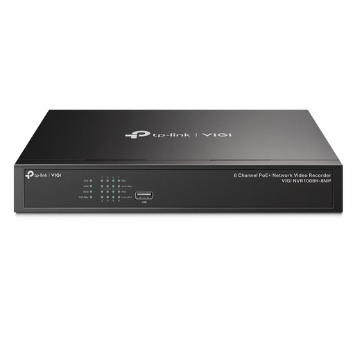 [010693] [NVR1008H-8MP] Vigi By TP-Link - NVR Grabador de Video en Red de 8 Canales POE