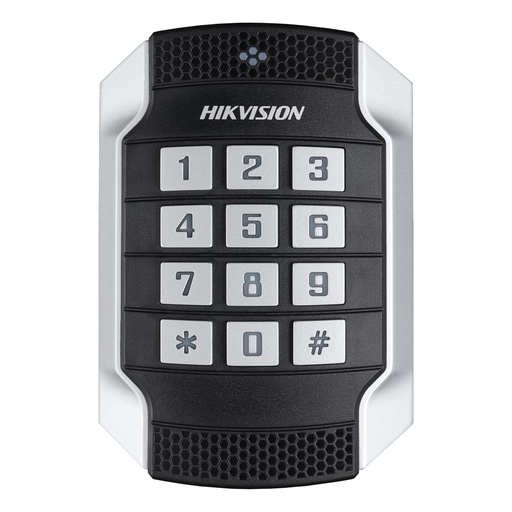 [090183] [DS-K1104MK] Hikvision - Lector de Tarjetas MIFARE y Contraseñas Wiegand W26 - W34 y RS-485 IP65 IK10 Estetico y Facil de Utilizar Indicador LED