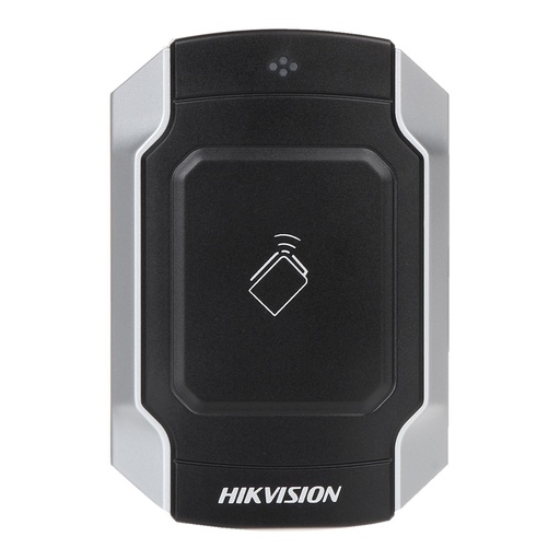[090184] [DS-K1104M] Hikvision - Lector de Tarjetas MIFARE Wiegand W26 - W34 y RS-485 IP65 IK10 Estetico y Facil de Utilizar Indicador LED