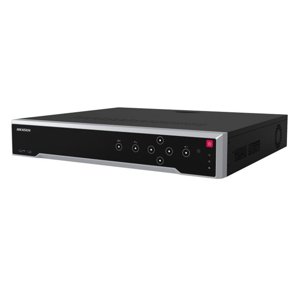[DS-7732NI-M4/24P] Hikvision - NVR 8K [32MP] 32 Canales IP 24 Puertos POE Salida de vídeo 4K