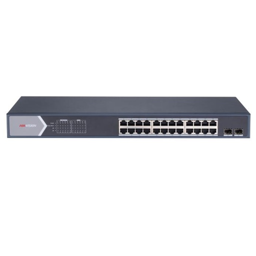 [021117] [DS-3E1526P-SI] Hikvision - Switch Administrable POE 24 Puertos a 10/100/1000 Mbps + 2 Puertos SFP 370W