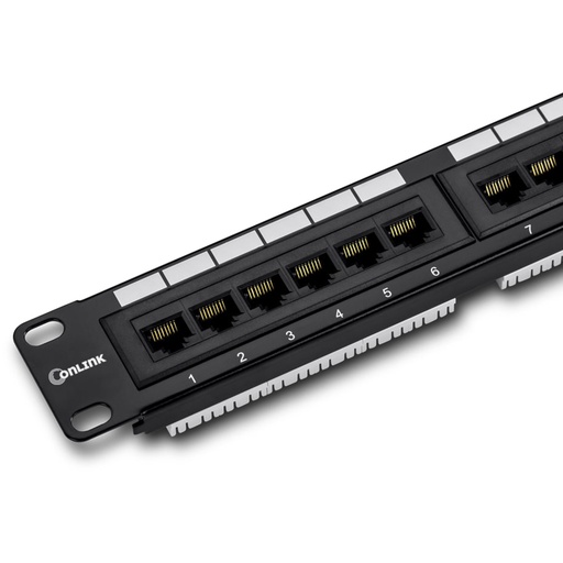 [021151] [PN-UTP624] Onlink - Patch Panel 24 Puertos 19" 1U Categoria 6