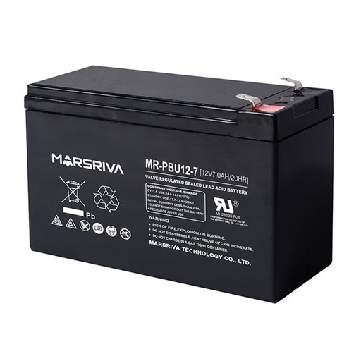 [070780] [MR-PBU12-7] Marsriva - Bateria Sellada 12V 7Ah