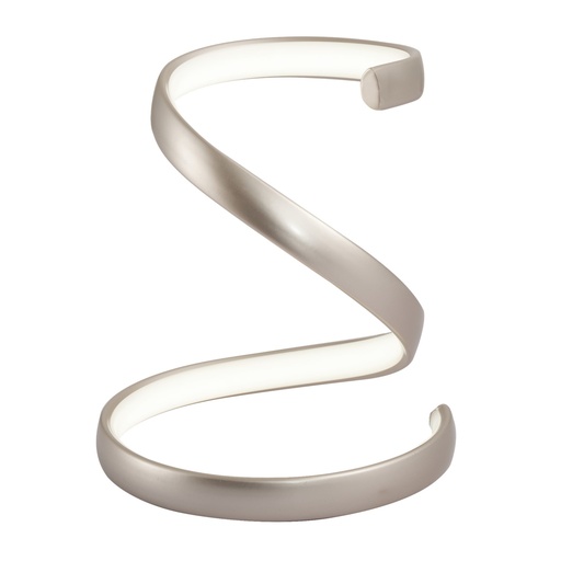 [050730] [S-06M2-NI] Lucerna - Lampara de Mesa Decorativa Cobra 12w Nickel [180mmx210mm] C/Switch 3 tonos 3K-4K-6K 