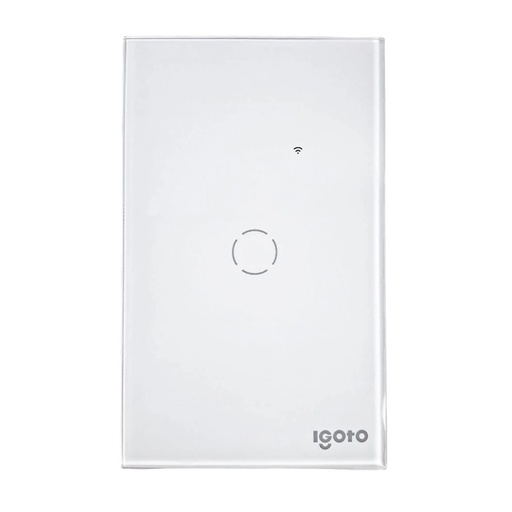 [070786] [ITWF-512] Igoto - Interruptor WIFI sencillo [Blanco]