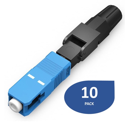 [021212] [ATB-FASTCA] Beconnect - Conector de Fibra Optica FTTH UPC Azul [10 unidades]