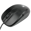 [XTM-205] Xtech - Mouse Optico Alambrico 3D con 3 Botones Negro