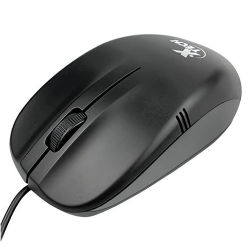 [061028] [XTM-205] Xtech - Mouse Optico Alambrico 3D con 3 Botones Negro